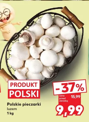 Pieczarki polskie promocja w Kaufland
