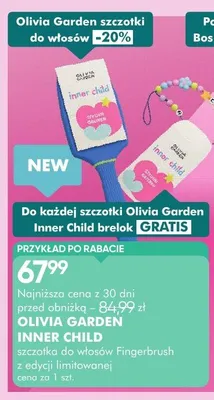 Szczotka do włosów Olivia Garden Inner Child Fingerbrush promocja w Super-Pharm