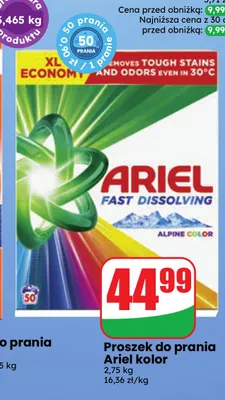 Proszek do prania Ariel kolor promocja w Dino
