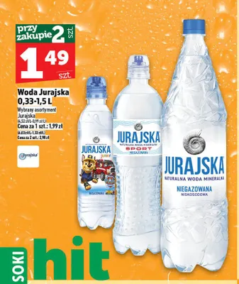 Woda Jurajska promocja w TOPAZ