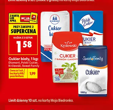 Cukier biały Królewski promocja w Biedronka