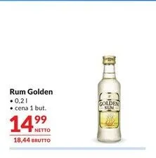 Rum Golden promocja w Makro