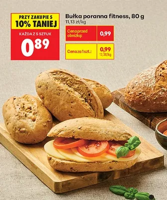 Bułka poranna fitness promocja w Biedronka