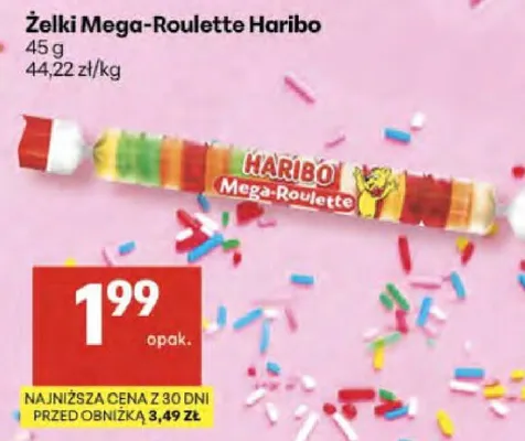 Żelki Mega-Roulette promocja w Delikatesy Centrum
