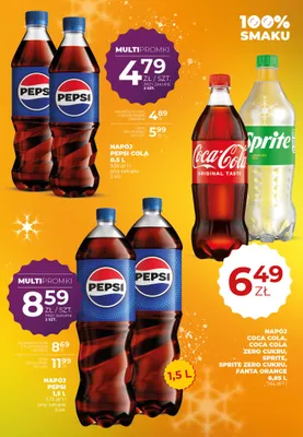 Napój Coca Cola, Coca Cola Zero Cukru, Sprite, Sprite Zero Cukru, Fanta Orange promocja w Duży Ben