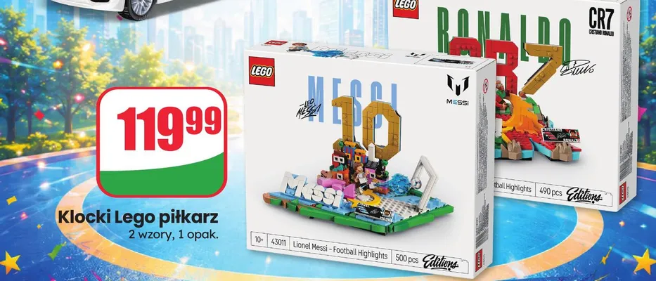 Klocki Lego piłkarz promocja w Dino