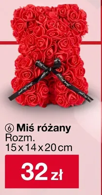Miś różany promocja w Woolworth