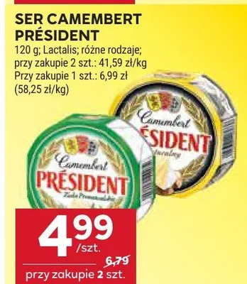 Ser Camembert Président promocja w Stokrotka