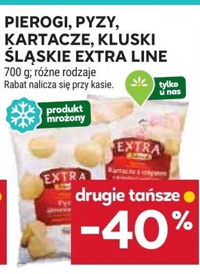 Pierogi pyzy kartacze kluski śląskie extra line promocja w Stokrotka