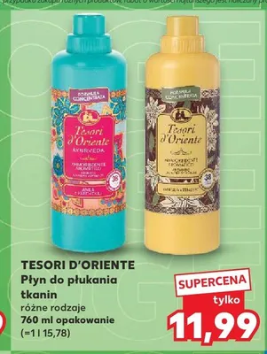 Płyn do płukania tkanin Tesori d'Oriente promocja w Kaufland