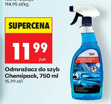 Odmrażacz do szyb Chemipack promocja w Biedronka