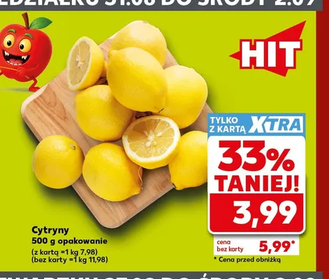 Cytryny promocja w Kaufland