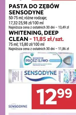 Pasta do zębów Sensodyne promocja w Stokrotka