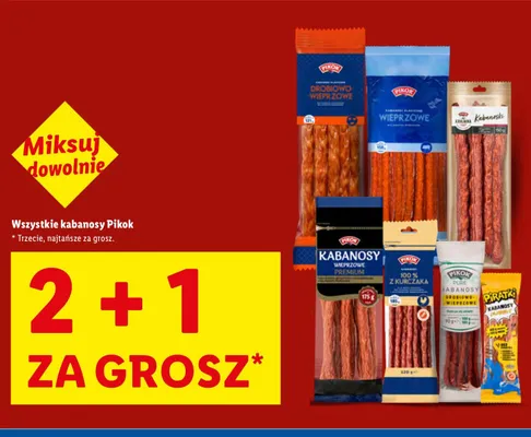 Kabanosy promocja w Lidl