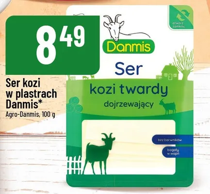 Ser kozi w plastrach promocja w POLOmarket
