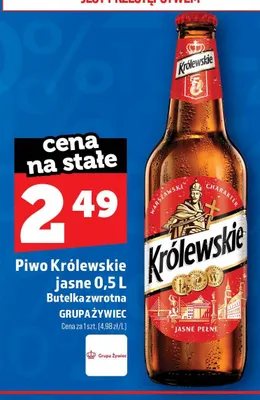 Piwo Królewskie jasne promocja w TOPAZ