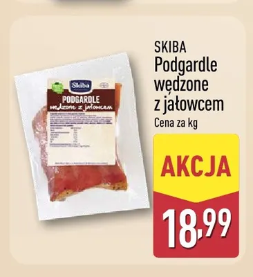 Podgardle wędzone z jałowcem Skiba promocja w Aldi