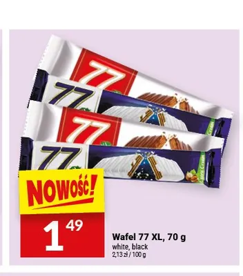 Wafel 77 XL white promocja w Twój Market
