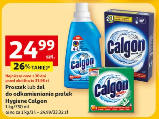 Proszek lub żel do odkamienia pralek Hygiene promocja w Auchan