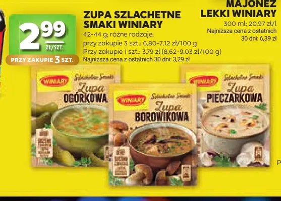 Zupa Szlachetne Smaki Winiary promocja w Stokrotka