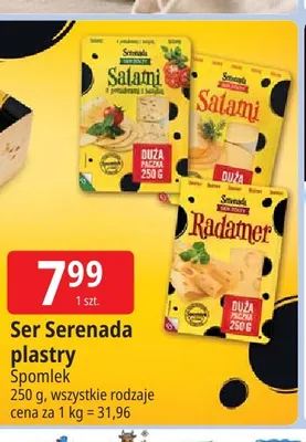 Ser Serenada plastry Spomlek promocja w Leclerc
