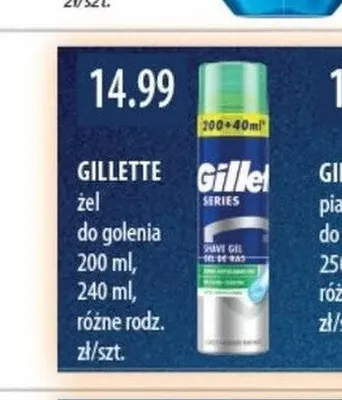 Żel do golenia Gillette 200 ml promocja w Drogerie Laboo