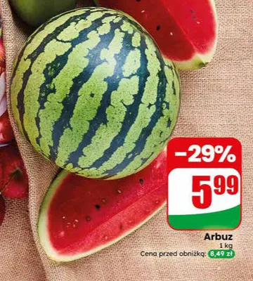 Arbuz promocja w Dino