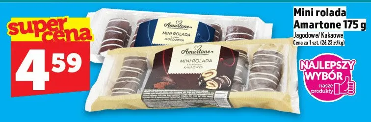 Mini rolada amartone 175g promocja w TOPAZ