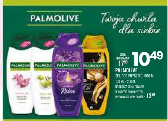 Żel pod prysznic Palmolive 500ml promocja w Drogerie Natura