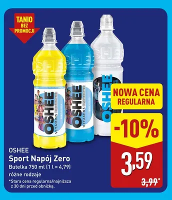 Sport napój Zero Oshee promocja w Aldi