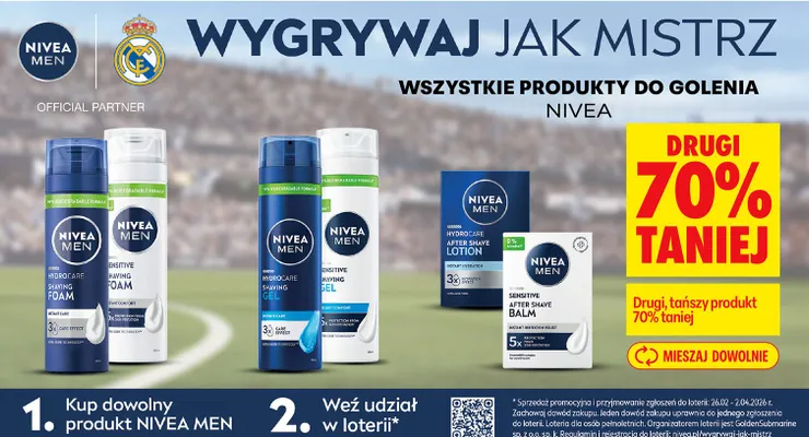 Wszystkie produkty do golenia promocja w Biedronka