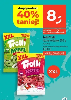 Żelki Trolli promocja w Dealz