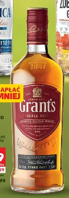 Whisky Grant's Triple Wood 35%, 40% alk. promocja w Kaufland