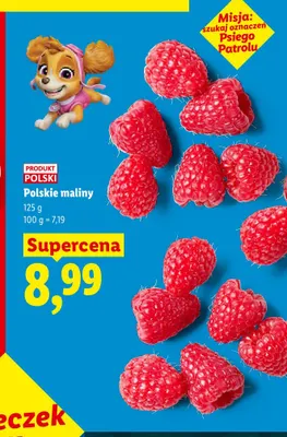 Maliny polskie promocja w Lidl