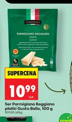 Ser Parmigiano Reggiano płatki Gusto Bello promocja w Biedronka