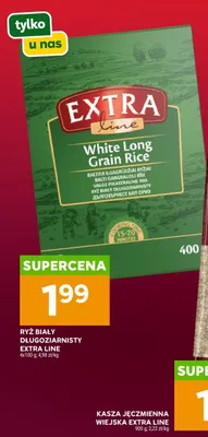 Ryż biały długoziarnisty Extra Line 4-pak 100 g promocja w Stokrotka