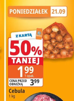 Cebula promocja w Leclerc
