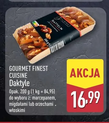 Daktyle z migdałami Gourmet Finest Cuisine promocja w Aldi