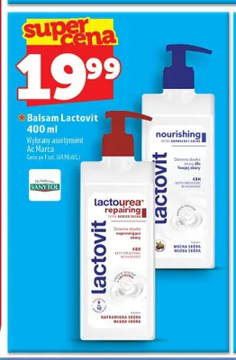 Balsam do ciała Lactovit Lactourea Repairing promocja w TOPAZ