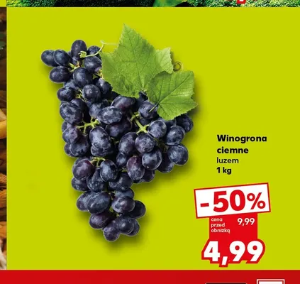Winogrona ciemne luzem promocja w Kaufland