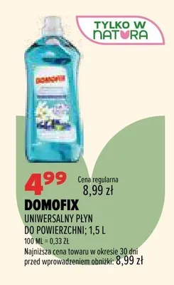Uniwersalny płyn do powierzchni Domofix promocja w Drogerie Natura
