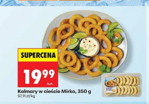 Kalmary w cieście Mirko promocja w Biedronka