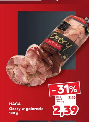 Ozory w galarecie Haga promocja w Kaufland