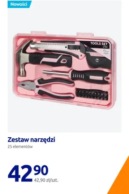 Zestaw narzędzi 25 elementów promocja w Action