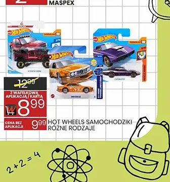 Samochodzik Hot Wheels promocja w Wafelek