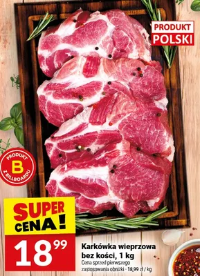 Karkówka wieprzowa bez kości polska promocja w Twój Market