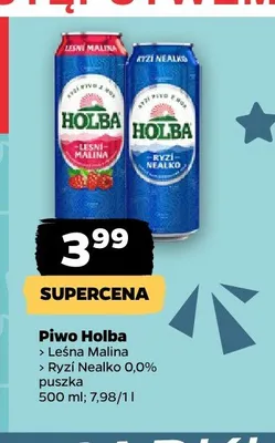 Piwo Holba Leśna Malina promocja w Netto
