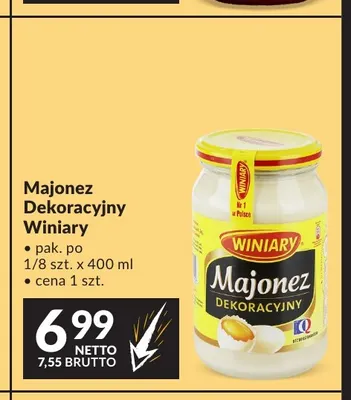 Majonez Dekoracyjny Winiary promocja w Makro