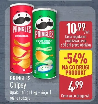 Chipsy o smaku śmietany z cebulą Top chips twist Top (biedronka) promocja w Aldi