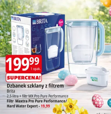 Dzbanek szklany z filtrem 2,5 litra + filtr MX Pro Pure Performance promocja w Leclerc